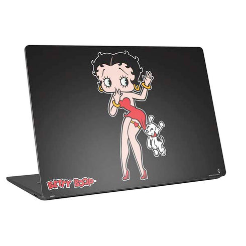 Betty Boop With Puppy Universal Laptop 13in (10.6 x 7.6in) Skin